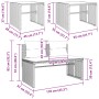 Set de sofás de jardín 4 pzas y cojines ratán sintético gris de , Conjuntos de jardín - Ref: Foro24-4003883, Precio: 287,07 €...
