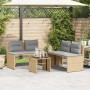 Juego de sofás jardín con cojines 4 pzas ratán sintético beige de , Conjuntos de jardín - Ref: Foro24-4003881, Precio: 287,07...