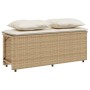 Set comedor de jardín 3 pzas con cojines ratán sintético beige de , Conjuntos de jardín - Ref: Foro24-4003906, Precio: 251,16...