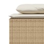 Set comedor de jardín 3 pzas con cojines ratán sintético beige de , Conjuntos de jardín - Ref: Foro24-4003906, Precio: 251,16...