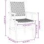Juego de comedor de jardín 5 piezas madera maciza de acacia de , Conjuntos de jardín - Ref: Foro24-3283573, Precio: 413,67 €,...