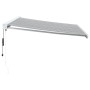 Toldo retráctil aluminio y tela gris antracita y blanco 4,5x3 m de , Toldos - Ref: Foro24-3216136, Precio: 810,19 €, Descuent...