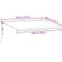 Toldo retráctil aluminio y tela gris antracita y blanco 4,5x3 m de , Toldos - Ref: Foro24-3216136, Precio: 810,19 €, Descuent...