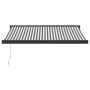 Toldo retráctil aluminio y tela antracita y blanco 3,5x2,5 m de , Toldos - Ref: Foro24-3216129, Precio: 541,89 €, Descuento: %