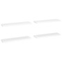 Estantes flotantes de pared 4 uds MDF blanco 90x23,5x3,8 cm de vidaXL, Estantes y estanterías - Ref: Foro24-323819, Precio: 8...