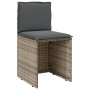 Sillas y mesita de jardín con cojines 3 piezas ratán PE gris de , Conjuntos de jardín - Ref: Foro24-4003876, Precio: 203,29 €...