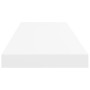 Estantes flotantes de pared 2 uds MDF blanco 80x23,5x3,8 cm de vidaXL, Estantes y estanterías - Ref: Foro24-323815, Precio: 3...