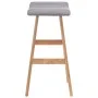 Taburete de cocina tela gris claro de , Taburetes de cocina - Ref: Foro24-249575, Precio: 80,95 €, Descuento: %