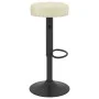 Taburetes de cocina 2 unidades terciopelo crema de , Taburetes de cocina - Ref: Foro24-332994, Precio: 108,98 €, Descuento: %