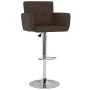 Kitchen stools 2 units brown synthetic leather by , Kitchen stools - Ref: Foro24-323656, Price: 153,11 €, Discount: %