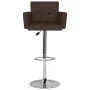 Kitchen stools 2 units brown synthetic leather by , Kitchen stools - Ref: Foro24-323656, Price: 153,11 €, Discount: %
