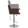 Kitchen stools 2 units brown synthetic leather by , Kitchen stools - Ref: Foro24-323656, Price: 153,11 €, Discount: %