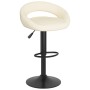 Taburetes de cocina 2 unidades terciopelo crema de , Taburetes de cocina - Ref: Foro24-333268, Precio: 138,23 €, Descuento: %