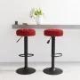 Küchenhocker, 2 Stück, Samt, Weinrot von , Küchenhocker - Ref: Foro24-333001, Preis: 109,31 €, Rabatt: %