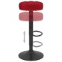 Taburetes de cocina 2 unidades terciopelo rojo vino tinto de , Taburetes de cocina - Ref: Foro24-333001, Precio: 111,34 €, De...