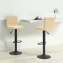 Taburetes de cocina 2 unidades terciopelo crema de , Taburetes de cocina - Ref: Foro24-333730, Precio: 129,39 €, Descuento: %