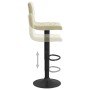 Taburetes de cocina 2 unidades terciopelo crema de , Taburetes de cocina - Ref: Foro24-333730, Precio: 129,39 €, Descuento: %
