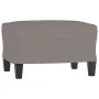 Sessel mit Hocker, Stoff in Grau-Taupe, 60 cm. von , Sofas - Ref: Foro24-3201150, Preis: 238,41 €, Rabatt: %