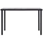 Mesa de comedor de MDF negro y gris hormigón 160x80x75 cm de , Mesas de cocina y de comedor - Ref: Foro24-281859, Precio: 167...