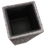 Conjunto de arriates 3 piezas ratán sintético gris de , Maceteros y jardineras - Ref: Foro24-45424, Precio: 89,21 €, Descuent...