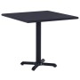 Mesa de jardín negra 80x80x75 cm de , Mesas de jardín - Ref: Foro24-49470, Precio: 135,74 €, Descuento: %