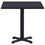 Mesa de jardín negra 80x80x75 cm de , Mesas de jardín - Ref: Foro24-49470, Precio: 135,74 €, Descuento: %