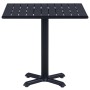 Mesa de jardín negra 80x80x75 cm de , Mesas de jardín - Ref: Foro24-49470, Precio: 135,74 €, Descuento: %