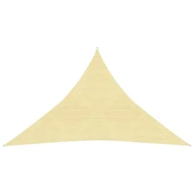 Beige HDPE sail shade 160 g/m² 5x5x6 m by , Umbrellas - Ref: Foro24-311155, Price: 35,09 €, Discount: %