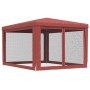 Carpa para fiestas con 4 paredes de malla HDPE rojo 3x4 m de , Carpas y cenadores - Ref: Foro24-319235, Precio: 100,70 €, Des...