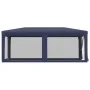 Carpa para fiestas con 6 paredes de malla HDPE azul 3x6 m de , Carpas y cenadores - Ref: Foro24-319237, Precio: 124,15 €, Des...