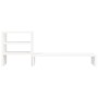 Soporte para monitor madera maciza de pino blanco 81x20x30 cm de , Bases y elevadores para ordenadores - Ref: Foro24-813995, ...