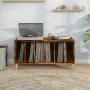 Furniture made of smoked oak plywood discs, measuring 100x38x48 cm. by , CD and DVD storage - Ref: Foro24-831978, Price: 102,...