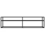 Mueble de TV vidrio templado color mármol negro 160x40x40,5 cm de , Muebles TV - Ref: Foro24-331721, Precio: 91,43 €, Descuen...