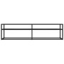 Mueble de TV vidrio templado color mármol negro 160x40x40,5 cm de , Muebles TV - Ref: Foro24-331721, Precio: 92,75 €, Descuen...