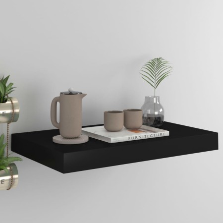 Estante flotante de pared MDF negro 40x23x3,8 cm de vidaXL, Estantes y estanterías - Ref: Foro24-323826, Precio: 22,06 €, Des...