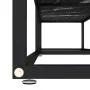 Mueble de TV vidrio templado color mármol negro 160x40x40,5 cm de , Muebles TV - Ref: Foro24-331721, Precio: 91,43 €, Descuen...