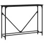 Mesa consola madera de ingeniería negra 102x22,5x75 cm de , Mesas auxiliares - Ref: Foro24-834130, Precio: 43,40 €, Descuento: %