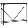 Mesa consola madera de ingeniería negra 102x22,5x75 cm de , Mesas auxiliares - Ref: Foro24-834130, Precio: 44,07 €, Descuento: %