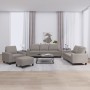 Juego de sofás 4 piezas tela gris taupe de , Sofás - Ref: Foro24-3201881, Precio: 820,26 €, Descuento: %