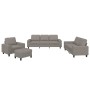 Juego de sofás 4 piezas tela gris taupe de , Sofás - Ref: Foro24-3201881, Precio: 820,26 €, Descuento: %