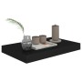 Estantes flotantes de pared 2 uds MDF negro 40x23x3,8 cm de vidaXL, Estantes y estanterías - Ref: Foro24-323827, Precio: 28,8...