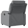 Sillón de masaje reclinable eléctrico cuero sintético gris de , Sillones - Ref: Foro24-3205038, Precio: 269,42 €, Descuento: %