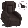 Sillón eléctrico reclinable elevable de tela marrón oscuro de , Sillones - Ref: Foro24-3204511, Precio: 365,03 €, Descuento: %