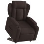 Sillón eléctrico reclinable elevable de tela marrón oscuro de , Sillones - Ref: Foro24-3204511, Precio: 339,63 €, Descuento: %