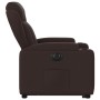 Sillón eléctrico reclinable elevable de tela marrón oscuro de , Sillones - Ref: Foro24-3204511, Precio: 339,63 €, Descuento: %