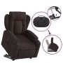Sillón eléctrico reclinable elevable de tela marrón oscuro de , Sillones - Ref: Foro24-3204511, Precio: 365,03 €, Descuento: %