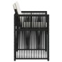 Sillas de jardín con cojines 4 unidades ratán sintético negro de , Sillas de jardín - Ref: Foro24-365034, Precio: 191,20 €, D...