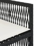Sillas de jardín con cojines 4 unidades ratán sintético negro de , Sillas de jardín - Ref: Foro24-365034, Precio: 191,20 €, D...