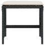 Taburetes de jardín con cojines 4 uds ratán PE negro 41x41x36cm de , Otomanas de exterior - Ref: Foro24-365055, Precio: 97,79...