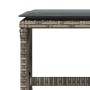 Taburetes de jardín con cojines 4 uds ratán PE gris 41x41x36 cm de , Otomanas de exterior - Ref: Foro24-365057, Precio: 99,87...